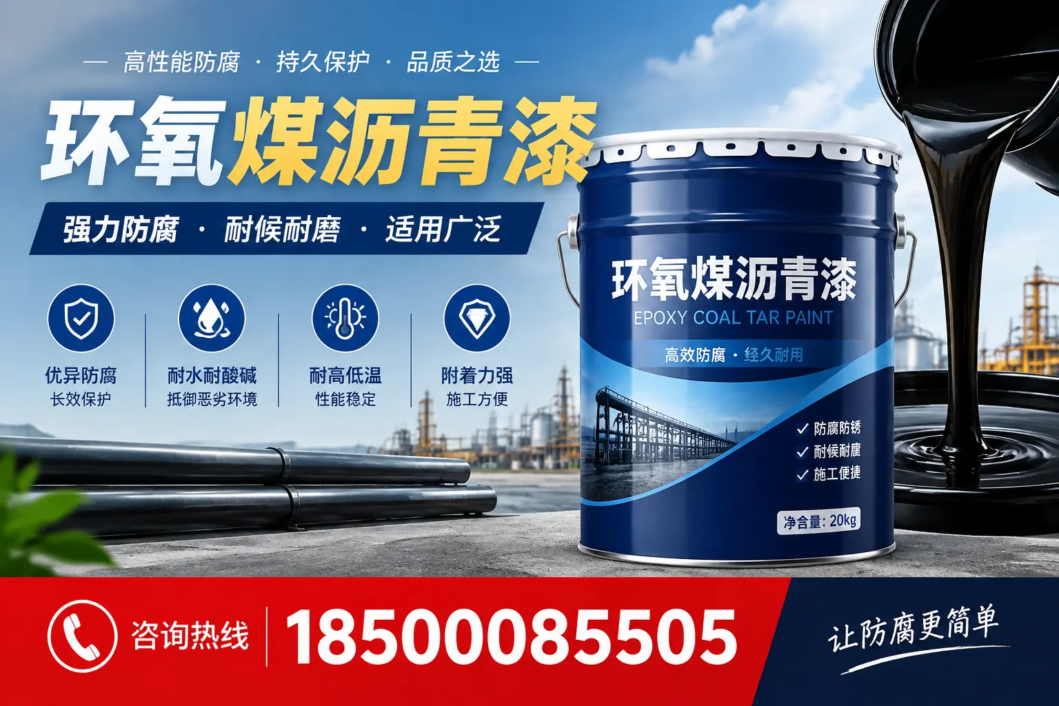 环氧煤沥青漆在不同气候条件下的表现分析，石家庄适用性
