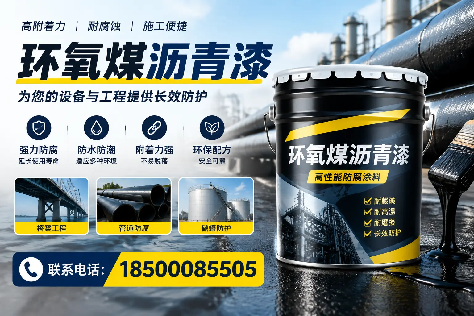 环氧煤沥青漆与其他涂料的对比分析，助力石家庄企业决策