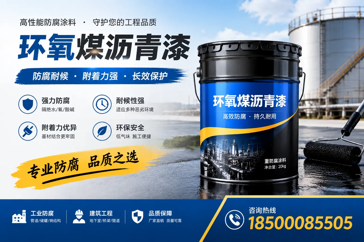 如何选择适合的环氧煤沥青漆？石家庄市场选型指南